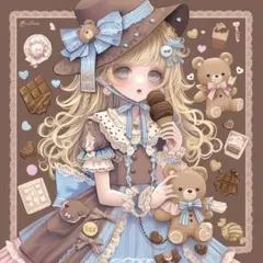 パネル生地　女の子8柄　即購入⭕️