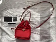 プラダ デュエット ナイロンショルダーバッグ