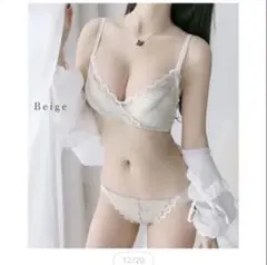新品未使用 ブラジャー・ショーツセット レース アイボリー
