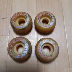 LO BOY イエローインラインスケートホイール 4個セット