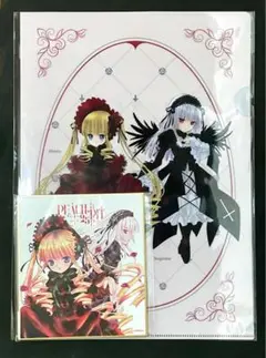 ♥PEACH-PIT展 ハラカド ローゼンメイデン ミニ色紙 クリアファイル♥