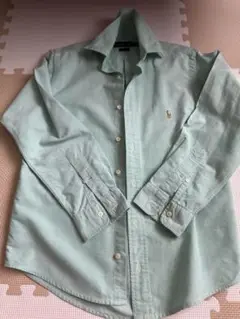 Ralph Lauren ミントグリーン 長袖シャツ 15-32