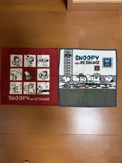 スヌーピータオルハンカチスマホも眼鏡も拭けるハンカチ　新品　大きめです。