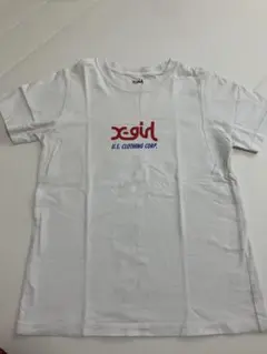 【x-girl】 ロゴ Tシャツ ホワイト