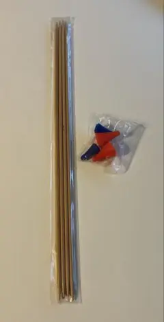 棒針 硬質特長4本針 30cm 5号　編み物