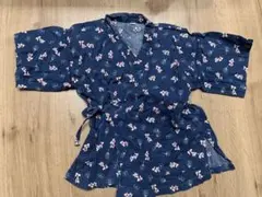 甚平 上のみ ユニクロ　ネイビー　UNIQLO夏祭り　保育園　幼稚園