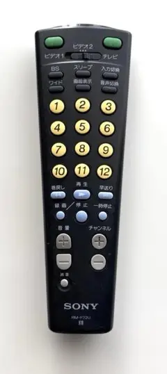 訳あり　テレビ／ビデオ用リモートコマンダーRM-P22U 汎用リモコンSONY