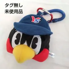 レア❣️旧ロゴ つば九郎パスケース カラビナ付き ヤクルトスワローズ 正規品