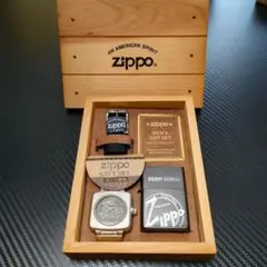 不稼働 ZIPPO ジッポーギフトセット 時計付き 1996年製 ヴィンテージ