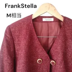 フランクステラ FrankStella ノーカラージャケット 9AR(M相当)