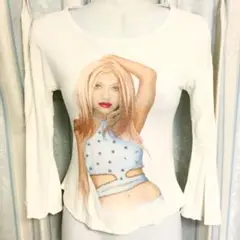 クリスティーナ・アギレラ Tシャツ サイズL - メルカリ