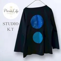 良品【STUDIO K.T】長袖カットソー ロングスリーブTシャツ ブラウス