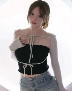 andmary Mei shirring tops