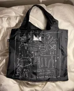 LOQI ブラック エコバッグ グラフィックデザイン