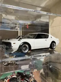 こ*こ様 Kyosho 1/18スカイライン GT-R ケンメリ　カスタム品　ホ 1/18ミニカー(カスタム)京商ケンメリ(スカイラインGT-R)