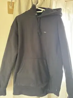 Supreme ブラック フード付きパーカー