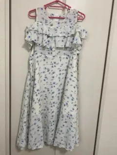 ノースリーブ花柄ワンピース 150cm