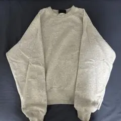 ESSENTIALS グレー トレーナー