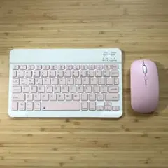 新品未使用　Bluetooth キーボード＋マウス　ピンク　ワイヤレス　無線