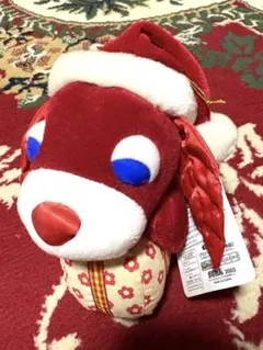 2003年 お茶犬 クリスマスぬいぐるみ（アミューズメント限定・タグ付き）