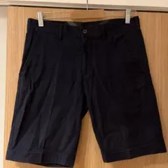 美品 ネイビー ハーフパンツ