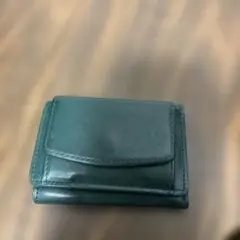 【美品】MURA グリーン 三つ折り財布
