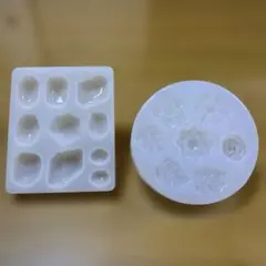 隠れ工房GreenOcean◆シリコンモールドセット◆花　水面