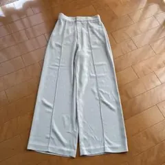 8/11迄SALE ユニクロ UNIQLO ワイドパンツ M グレージュ