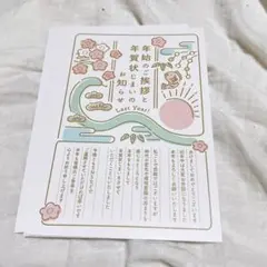 年賀状じまい 新年お知らせ 私製10枚入り 年賀状 セット売り ホワイト