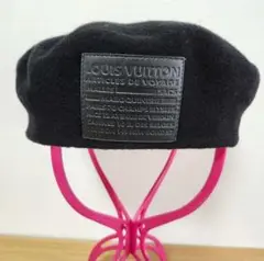 LOUIS VUITTON ルイヴィトン　レザーベレー帽　羊革　茶　1223 LOUIS VUITTON ルイヴィトン レザーベレー帽 羊革 茶 1223