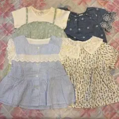 女の子まとめ シャツセット 90cm
