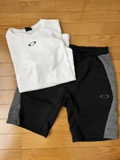 オークリーOAKLEY ハーフパンツ メッシュT セット　XLサイズ