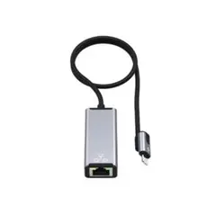 【新品未使用】Lightning 有線LANアダプター 充電ポート付き RJ45