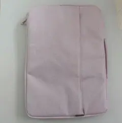 ピンク ノートPCケース ファスナー付き