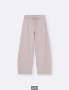 gu スウェットバレルレッグパンツ ピンク