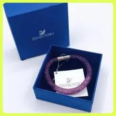 ✨極美品✨スワロフスキー SWAROVSKI ピンク バングル ブレスレット ✧