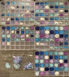 雪の結晶　ケース付き　5ケース