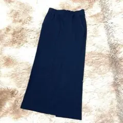 【アルマデザイン】AlmaDesign◆ウエスト総ゴム◆スリットロングスカート