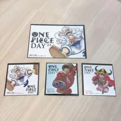【匿名配送】ONE PIECE DAY ステッカー 4枚セット