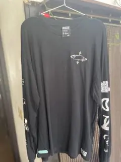 ずっと真夜中でいいのに。 テクノプア ロンT 黒 XL