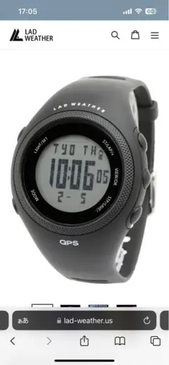 ラドウェザー　GPS MASTER II LAD016BK 取説付き
