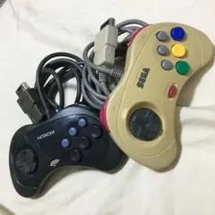 送料込み　ジャンク　セガサターン　コントローラー　レトロ　ゲーム　日立　通常