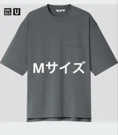 UNIQLO Tシャツ オーバーサイズ クルーネックT Blue Mサイズ
