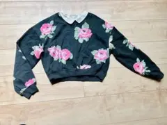 H&M 花柄トレーナー EUR 134/140