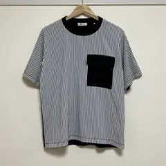 TK takeo kikuchi タケオキクチ　半袖Tシャツ　ストライプ