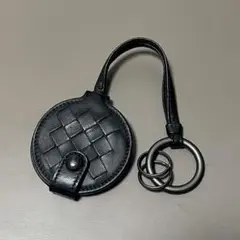 ボッテガヴェネタ ミラー付き キーリング ブラック BOTTEGA VENETA