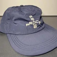 GARBAGE SOFT BRIM キャップ Navy x White 中古