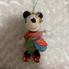 TDR40周年 ミニーマウス ぬいぐるみ キーホルダー バッジ