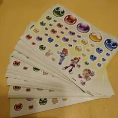 ぷよぷよのシール 25枚