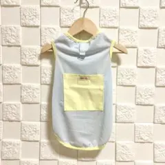 ペットウェア 犬 メッシュ ポケット XL ブルー イエロー 夏 冷感